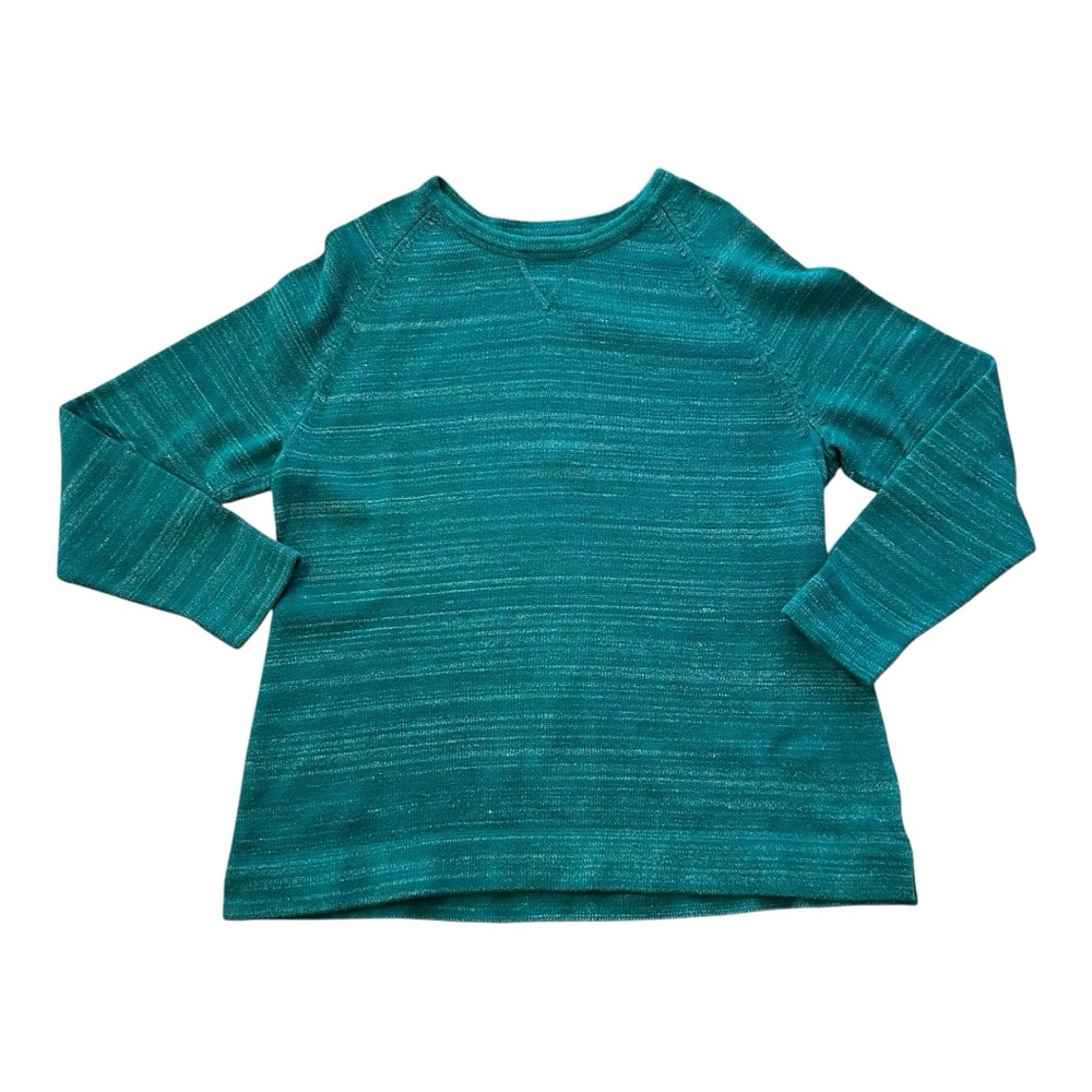 Eddie Bauer Teal Crewneck Sweater- Size XL